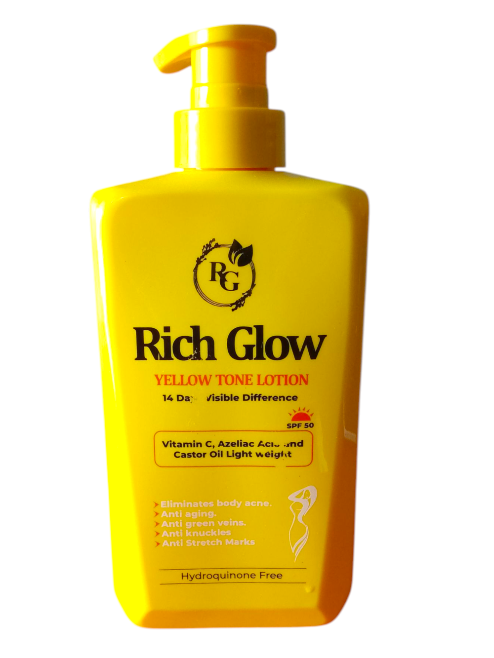 RICH GLOW YELLOW TONE LOTION