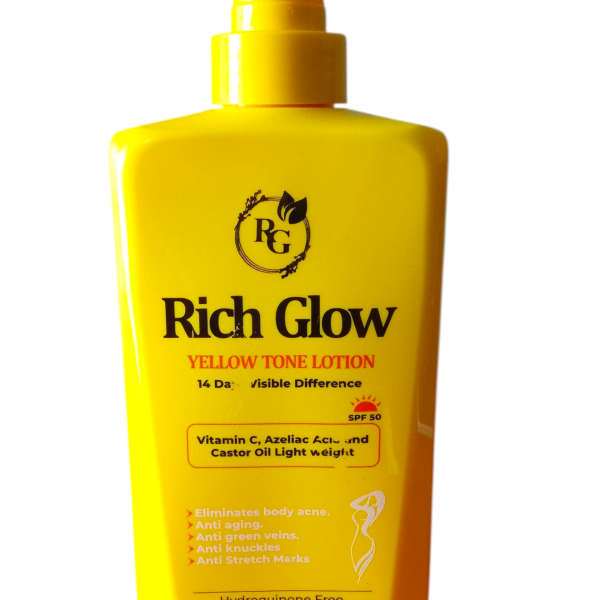 RICH GLOW YELLOW TONE LOTION