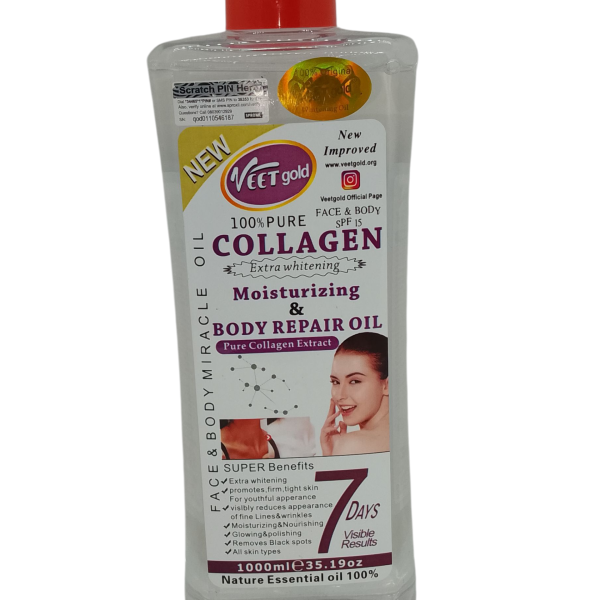 VEETGOLD 100% PURE COLLAGEN MOISTURIZING AND REPAIR OIL