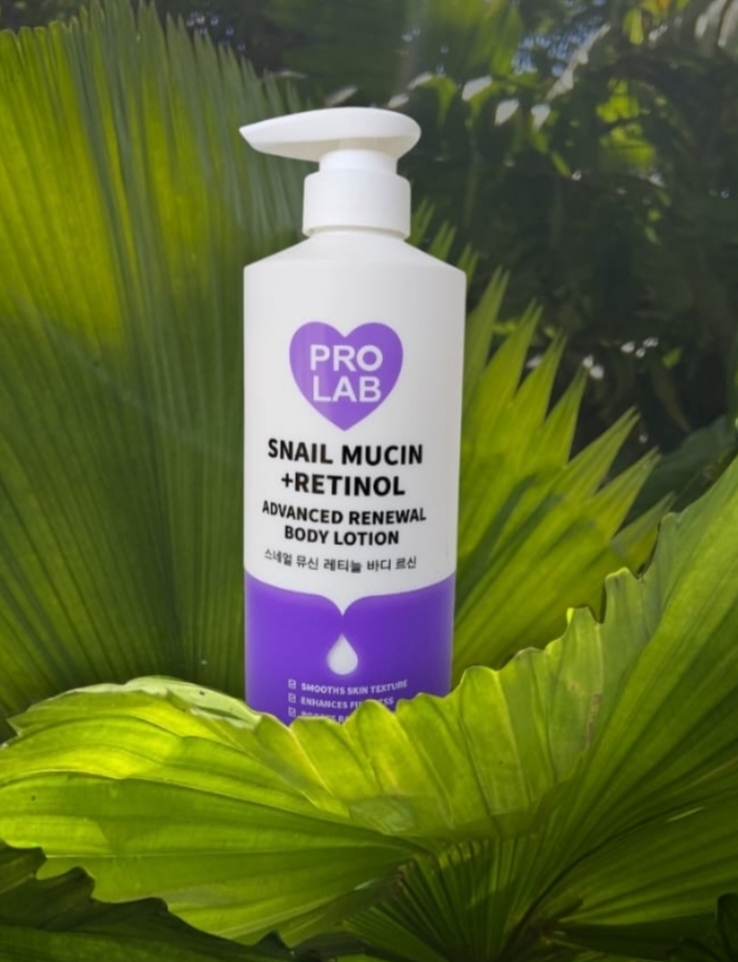 PRO LAB Snail Mucin + Retinol Advanced Renewal Body Lotion 500ml