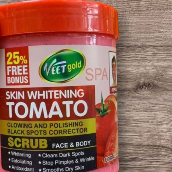 VeetGold Skin Whitening Face And Body Tomato Scrub