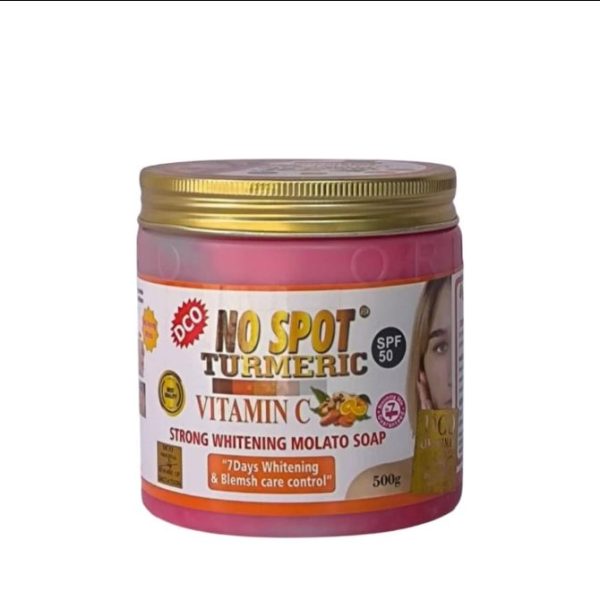 No Spot Tumeric And Vitamin C Whitening Molato Soap  With SPF 50