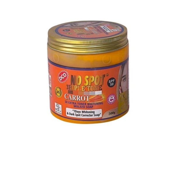 No Spot 3ripple Tone 3x Extra Toner Whitening Carrot Molato Soap