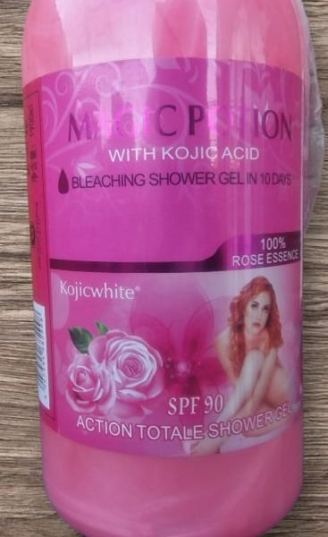 Magic potion with kojic acid brightening shower gel (rose essence) spf 90 1900ml