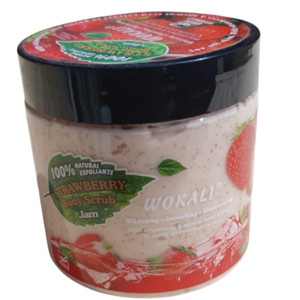 Wokali Strawberry Body Scrub Jam