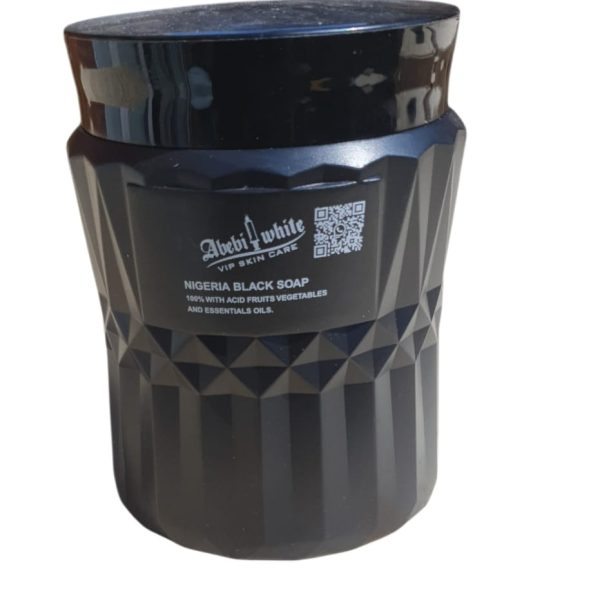 ABEBI WHITE PURE ORGANIC LIGHTENING BLACK SOAP 600G