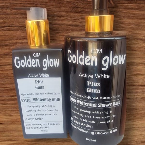Golden Glow Active White Plus Gluta Whitening Body Milk and Shower Cream