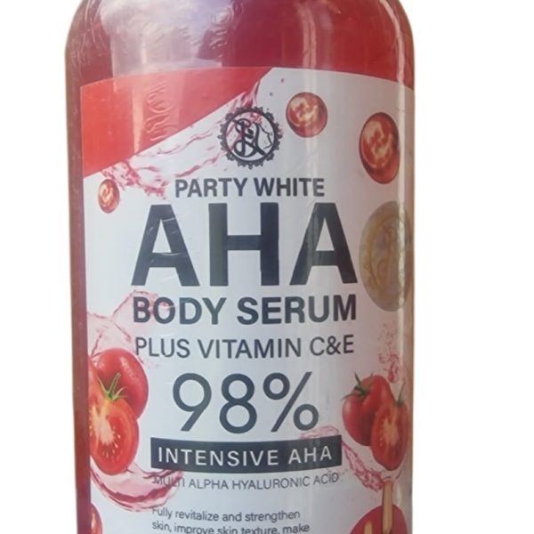 Party White AHA Tomato Body Serum Plus Vitamin C And E  500ml
