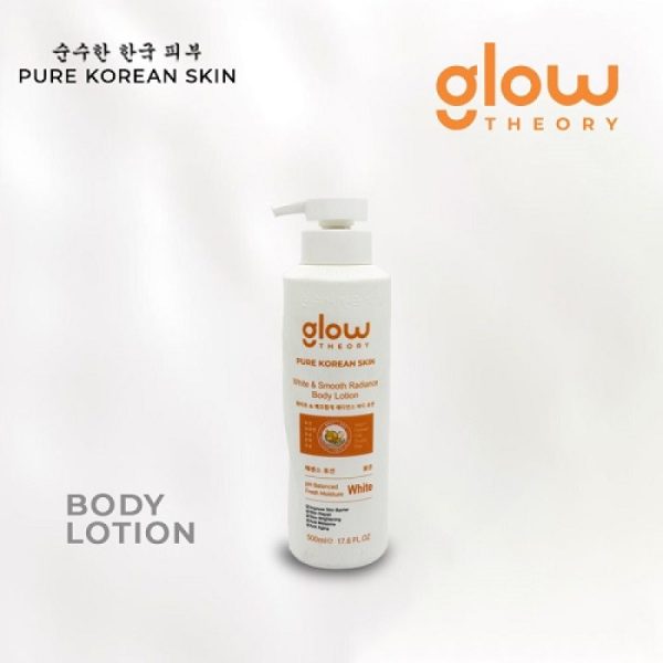 Glow Theory Pure Korean Skin White & Smooth Radiance Body Lotion 500ml