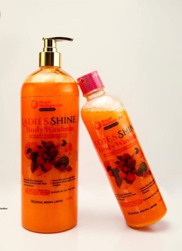 Ladies Shine Body Wash With Fruit Extracts plus Vitamin C And Ladies Shine Shower Gel Set