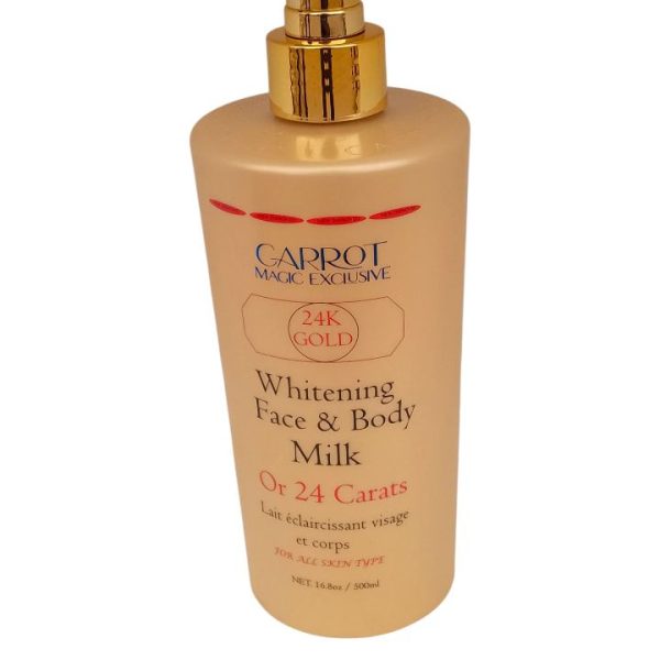 Carrot Magic Exclusive 24k Gold Whitening Face And Body Lotion 500ml
