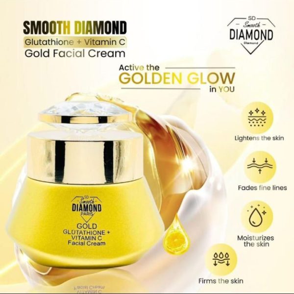 Smooth Diamond Glutathione Plus Vitamin C Gold Face Cream