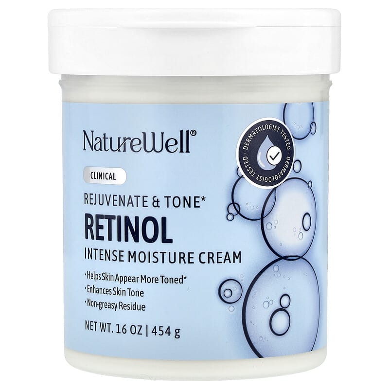 Naturewell Retinol, Intense Moisture Cream, 16 oz (454 g)