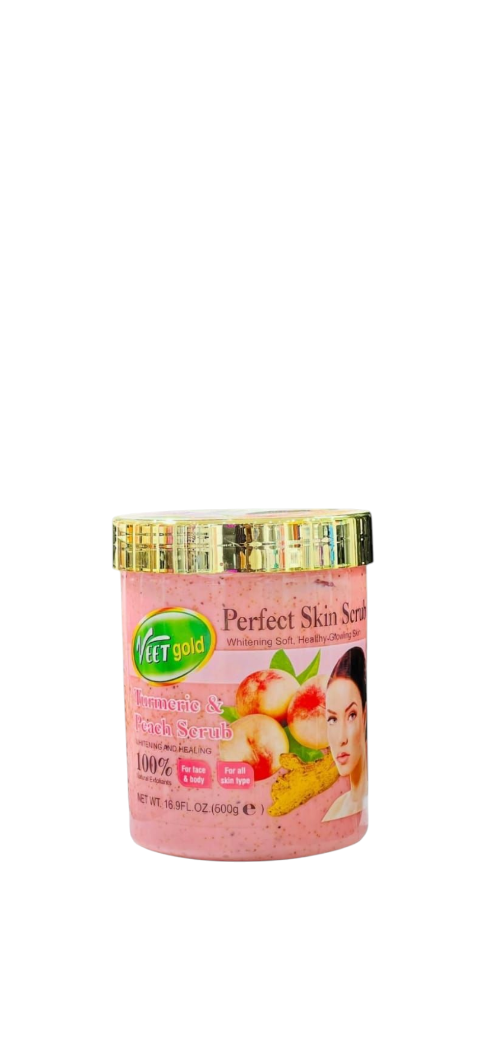 Veetgold Perfect  Skin Tumeric And Peach Scrub