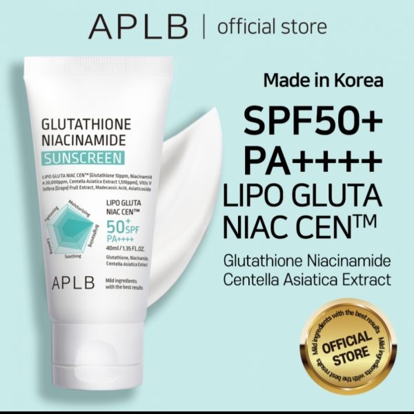 APLB Glutathione Niacinamide Sunscreen Cream