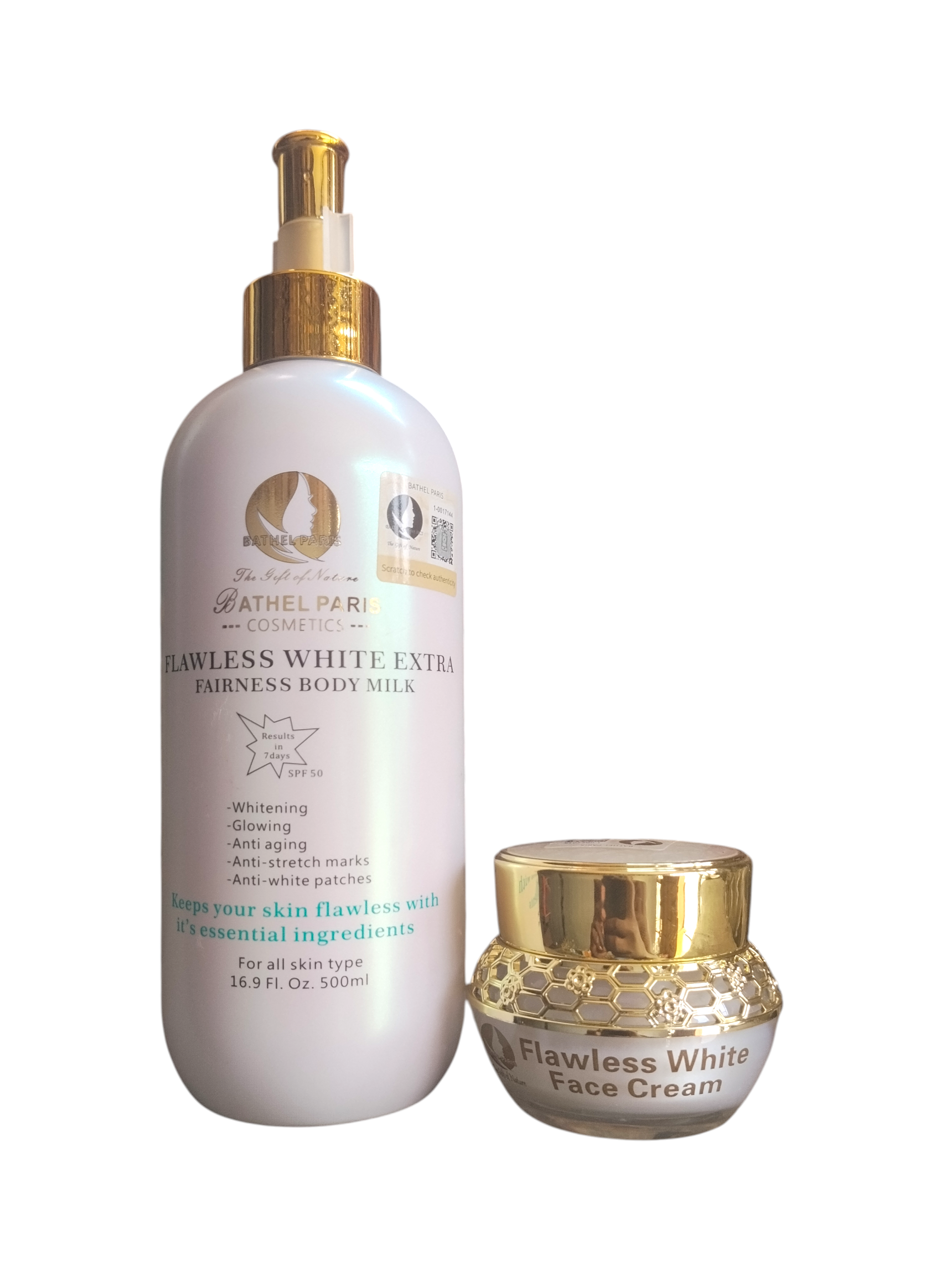 Bathel Paris Flawless White Lotion And Face Cream