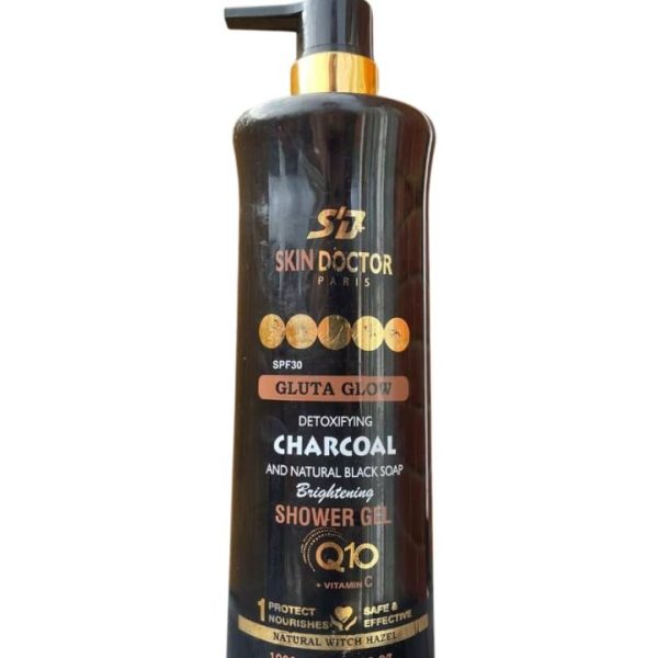 Skin Doctor Gluta Glow Detoxifying Charcoal And Natural Black Soap