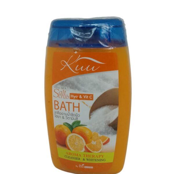 Kuu Spa Salt Scrub Bath With Hya And Vitamin C