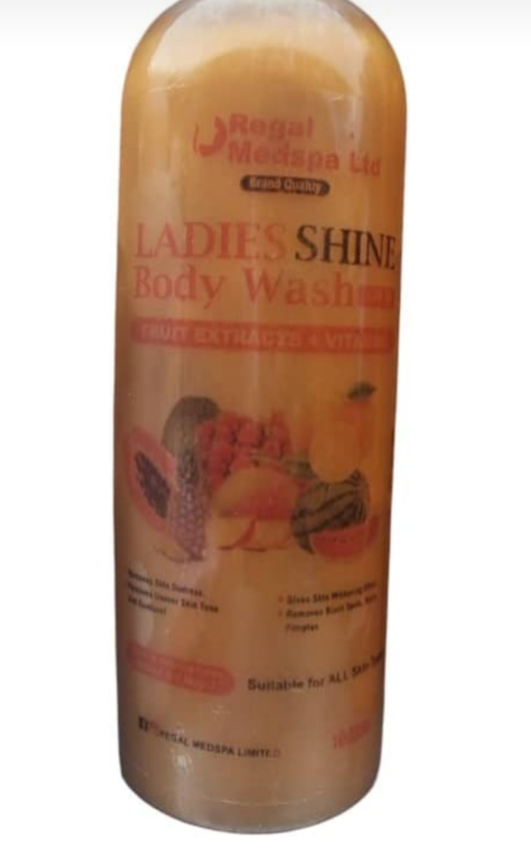 Ladies Shine Body Wash Fruit Extracts plus Vitamins