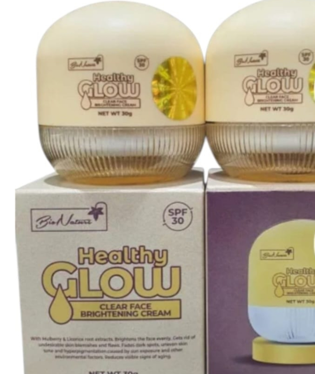Bio Nature Healthy Glow Clear Face Brightening Cream