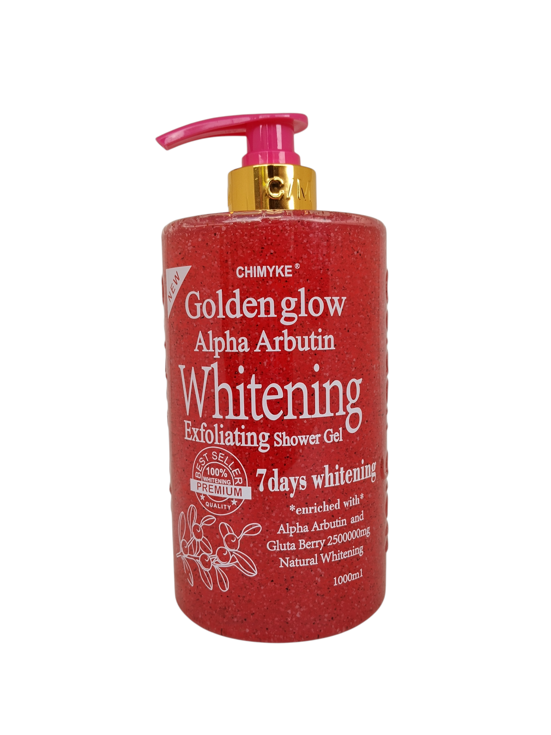 Chimyke Golden Glow Alpha Arbutin Whitening Shower Gel
