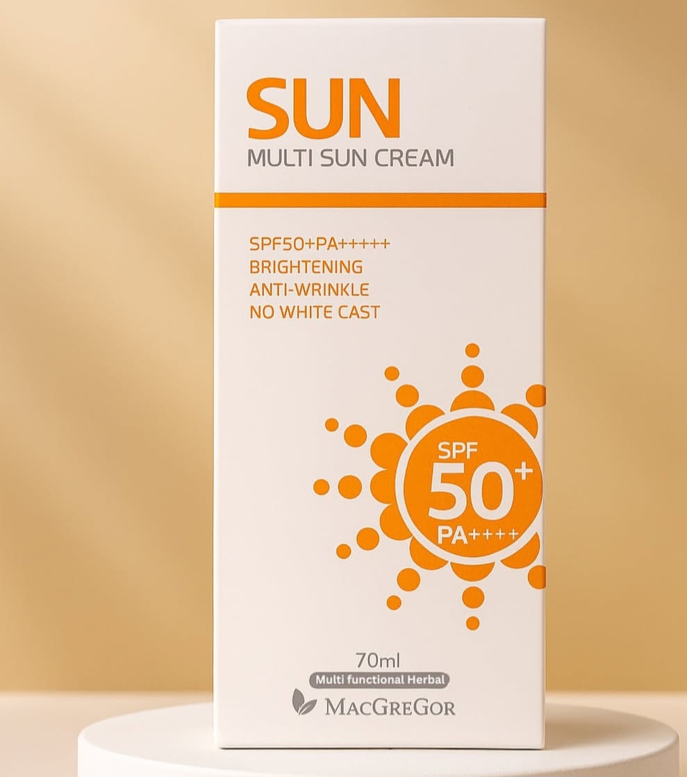 Macgregor Multi Sun Screen SPF 50 With Anti - Agimg And Brightening 70ml