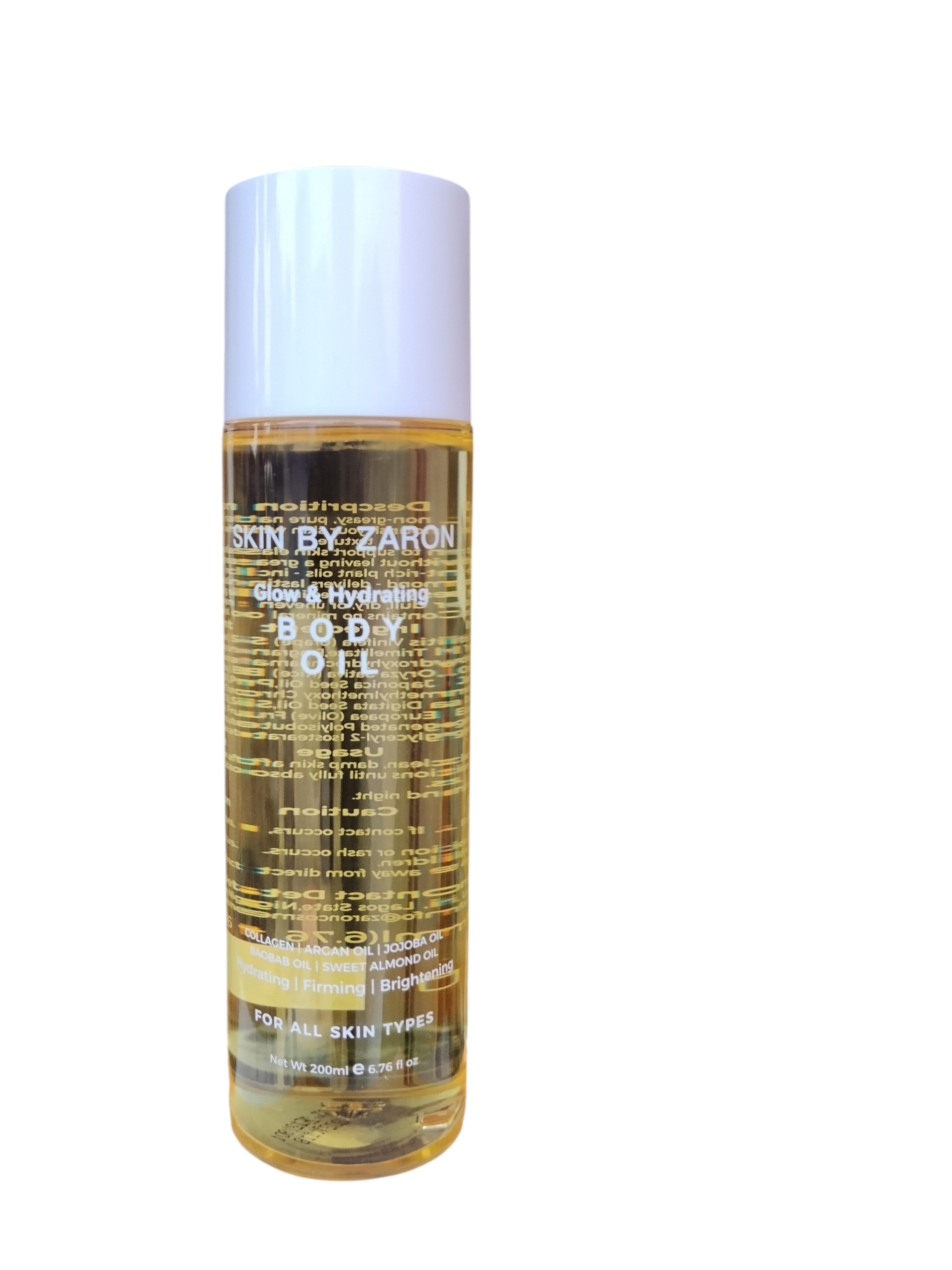 Skin By Zaron Glow And Hydrating Body Oil 200ml