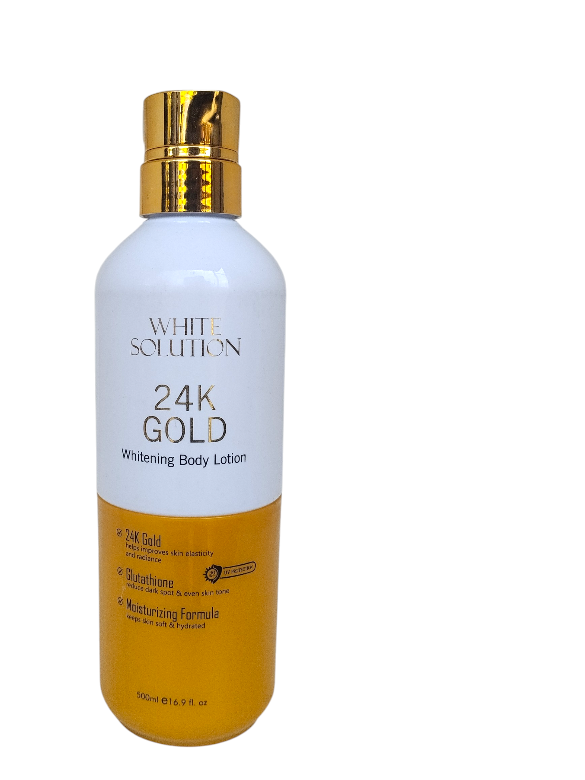White Solution 24k Gold Brightening Body Lotion 500ml