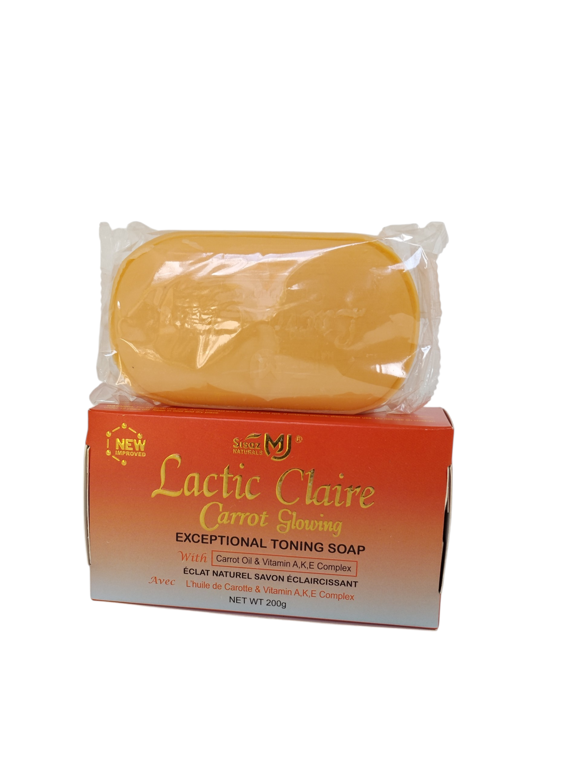 Lactic Claire Carrot Glowing Exceptional Toning Soap 200ml