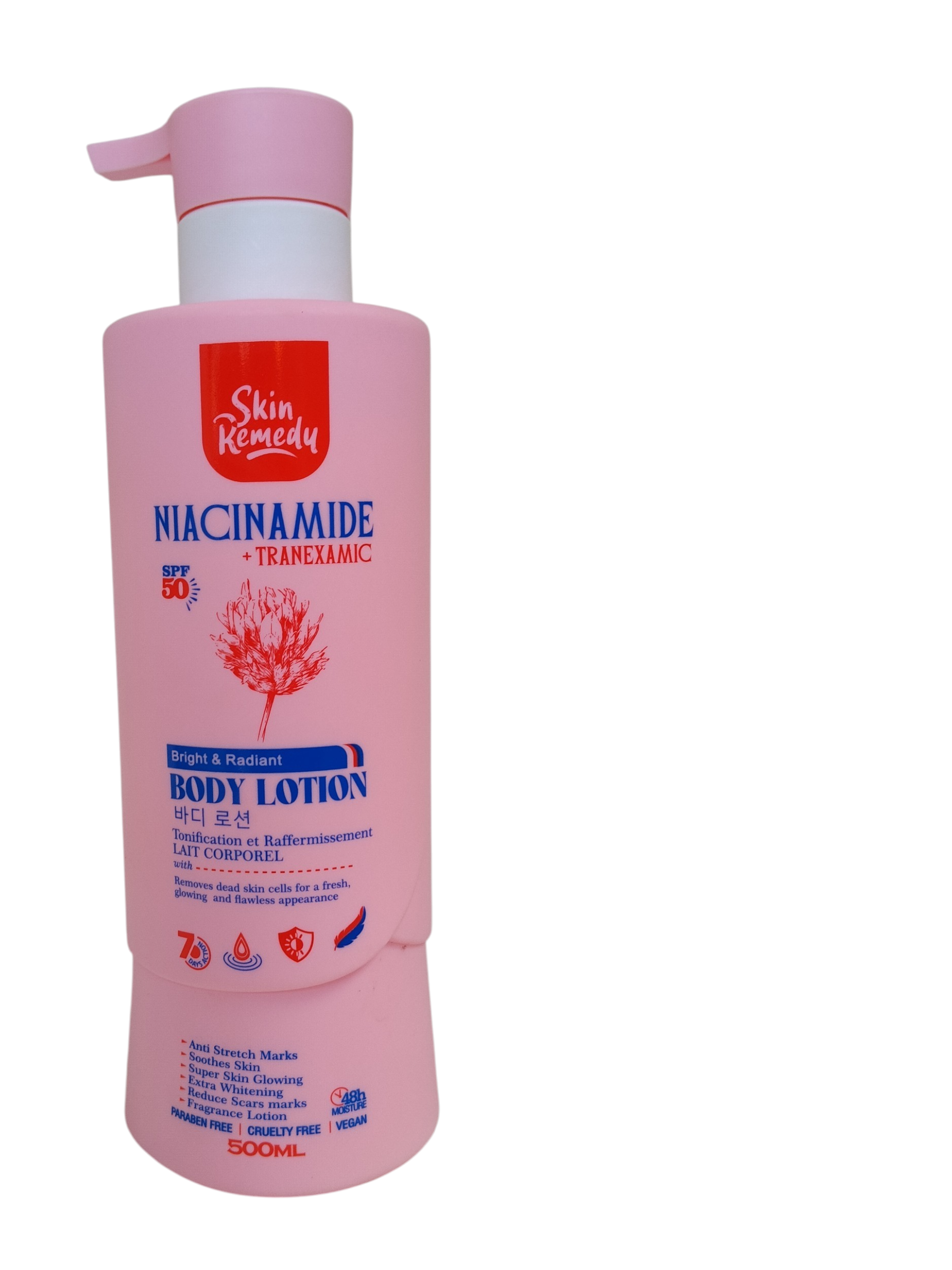 SKIN REMEDY Niacinamide + Tranexamic Bright And Radiance Body Lotion 500ml