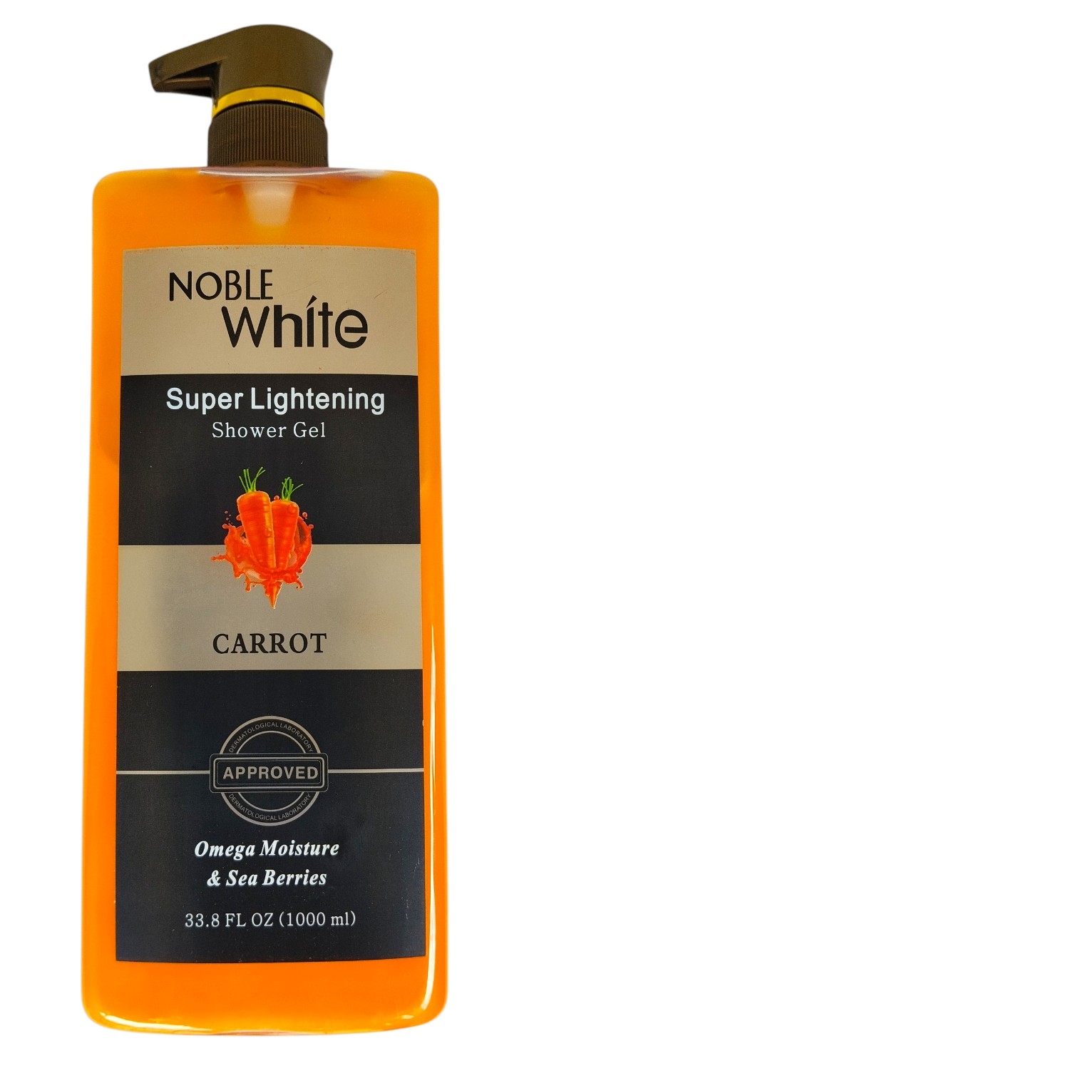 NOBLE WHITE Super Lightening Carrot Shower Bath 1000ml