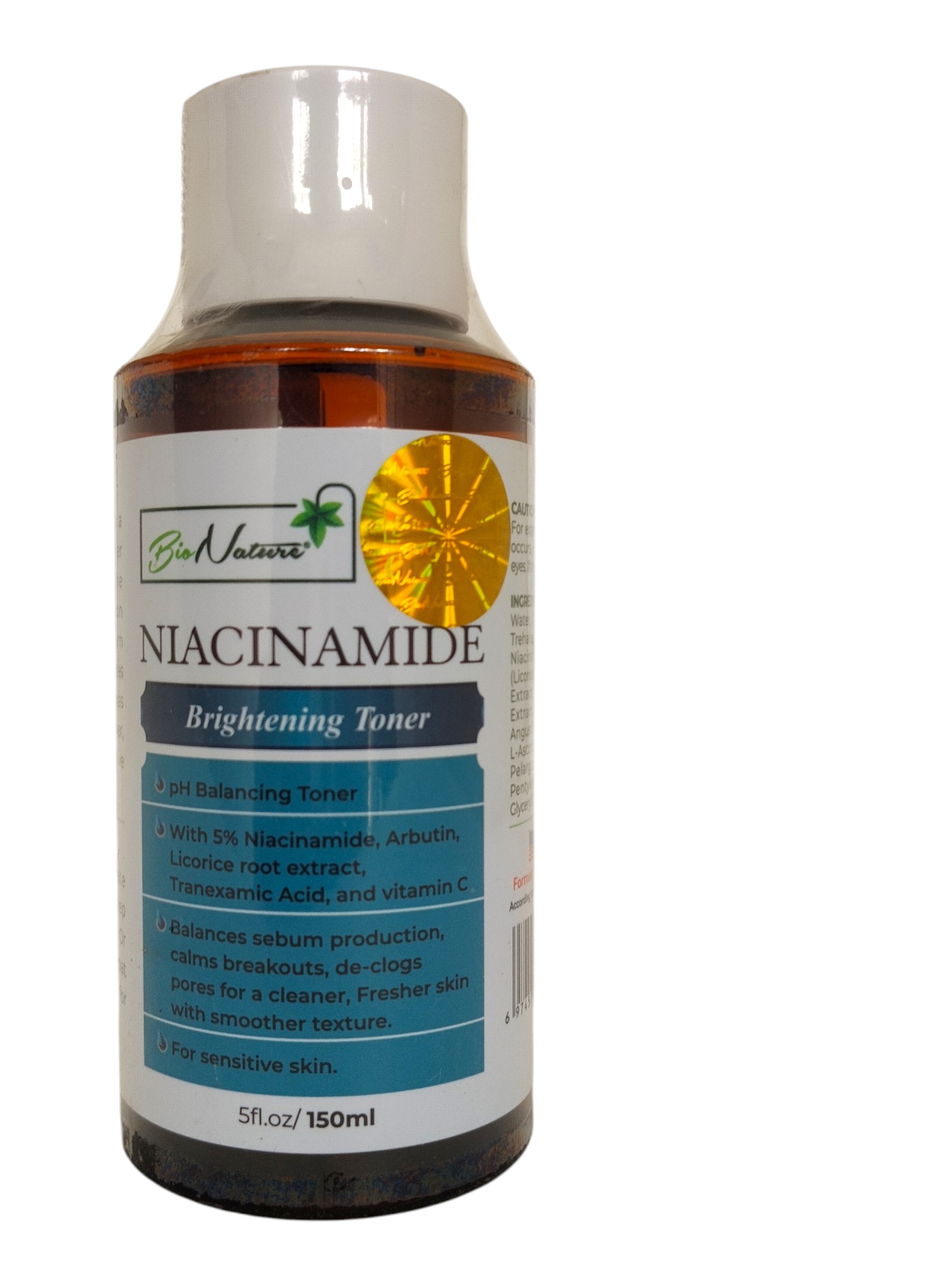BIO NATURE Niacinamide Brightening Toner 150ml