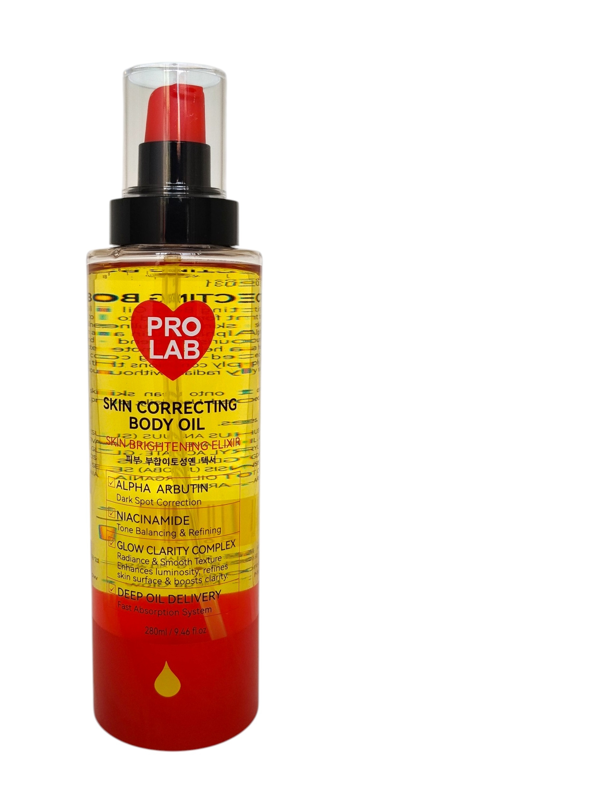 PRO LAB Skin Correcting Body Oil, 280ml