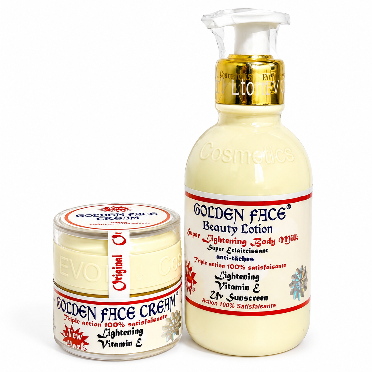 Golden Face Beautifying Milk With Face cream